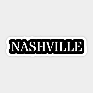 Nashville Sticker